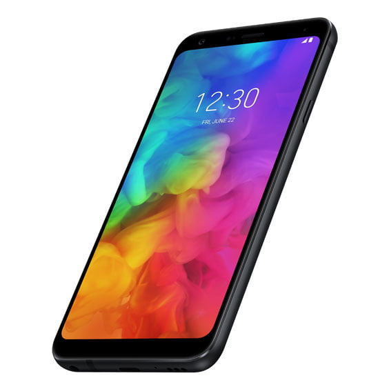 smartphone-lg-q7-plus-com-limao