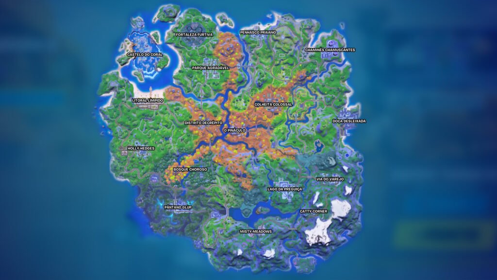 Mapa: Guia Básico De Sobrevivência Em Fortnite Primal
